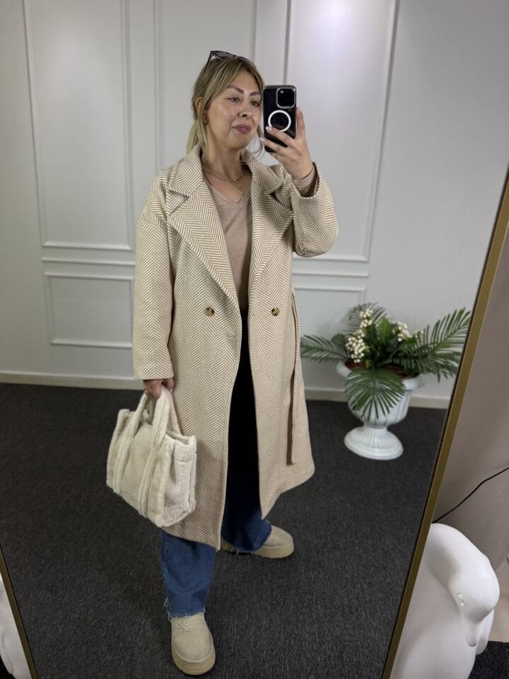 Kelly Premium Kaşe Kaban