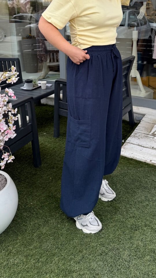 Keten Bol Paça & Kargo Pantolon