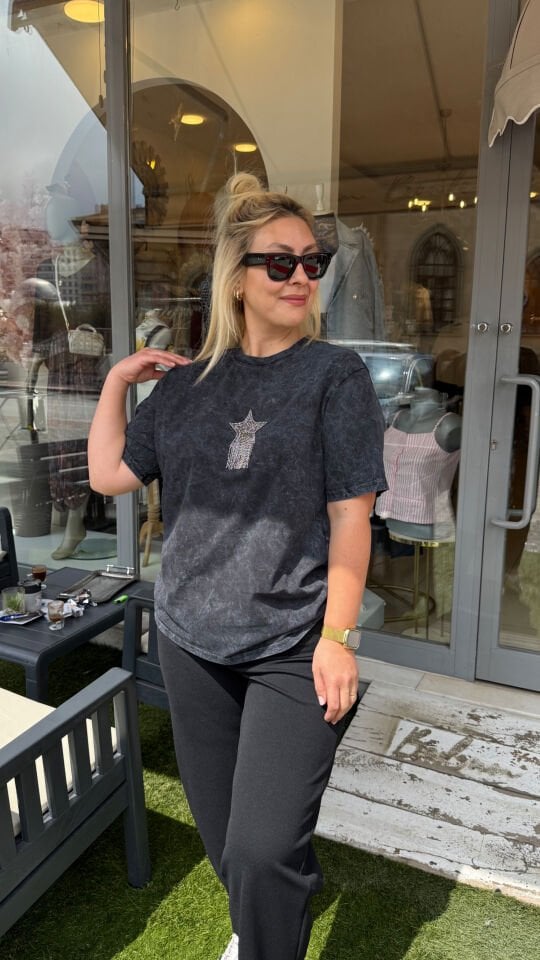 Orj Marka Bymn Yıkama Tshirt