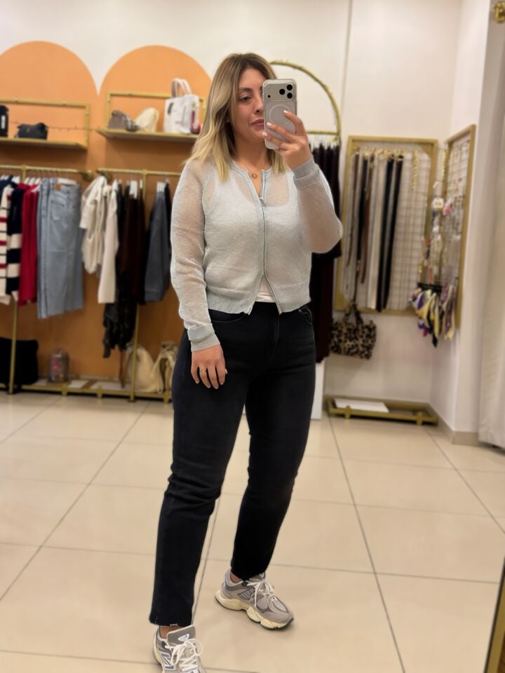 Zr Füme Renk Likralı Boyfit Jean Pantolon
