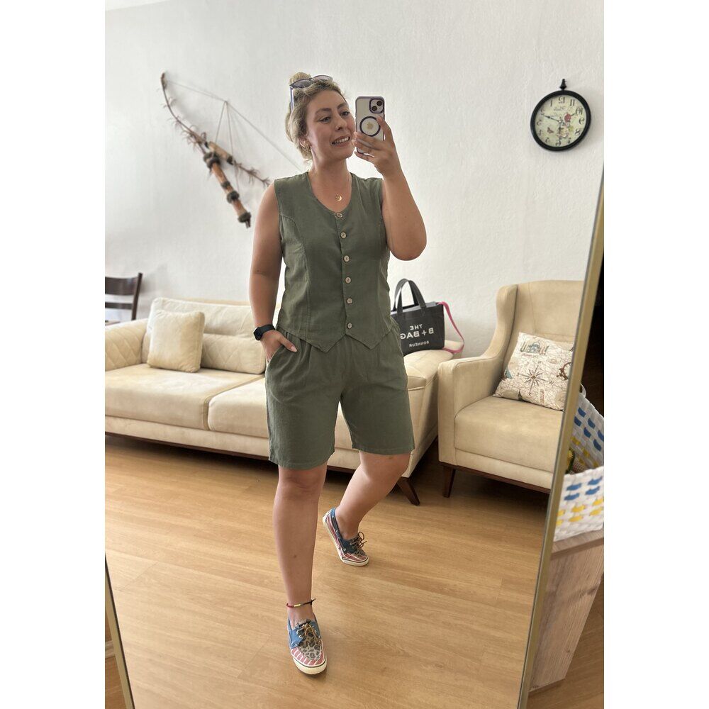 Keten Yelekli Takım