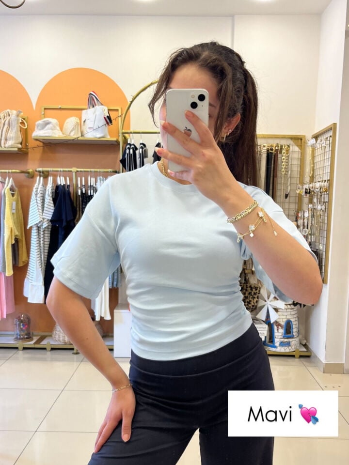 Yanları Drape Marka Model Bluz