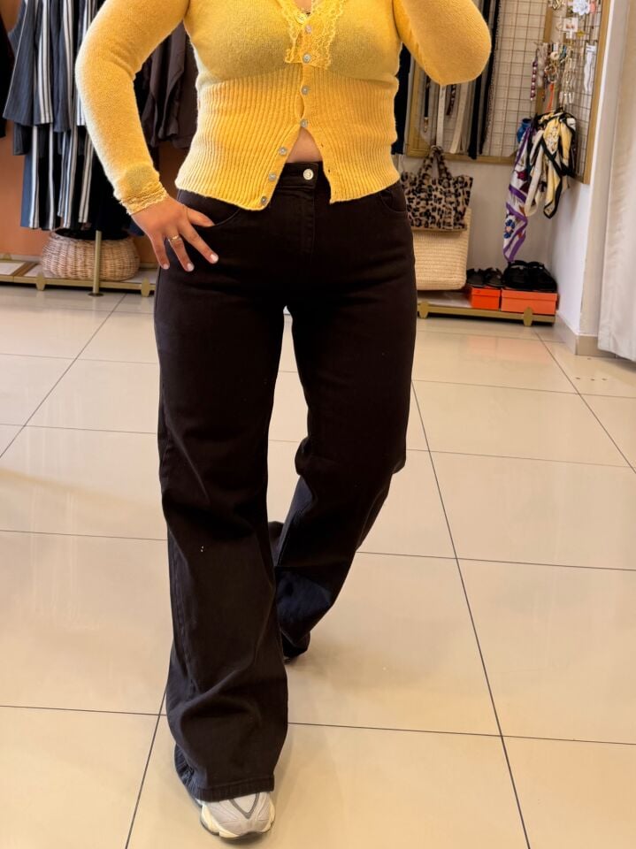 Massi Wide Leg Jean Pantolon