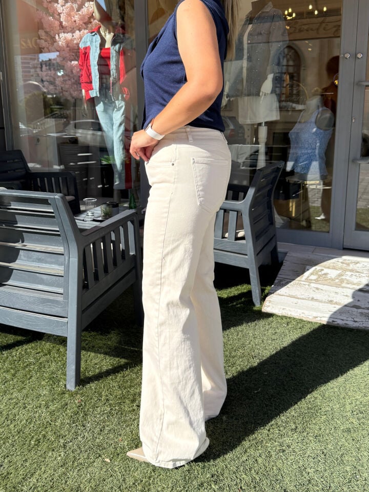 Massi Wide Leg Jean Pantolon