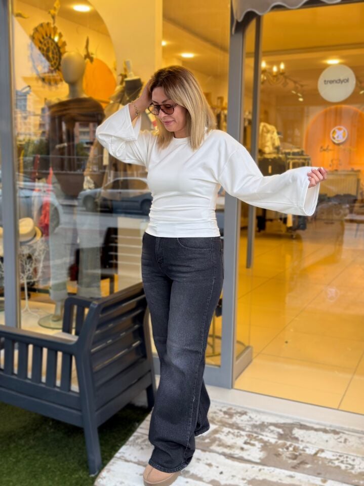 Massi Wide Leg Jean Pantolon